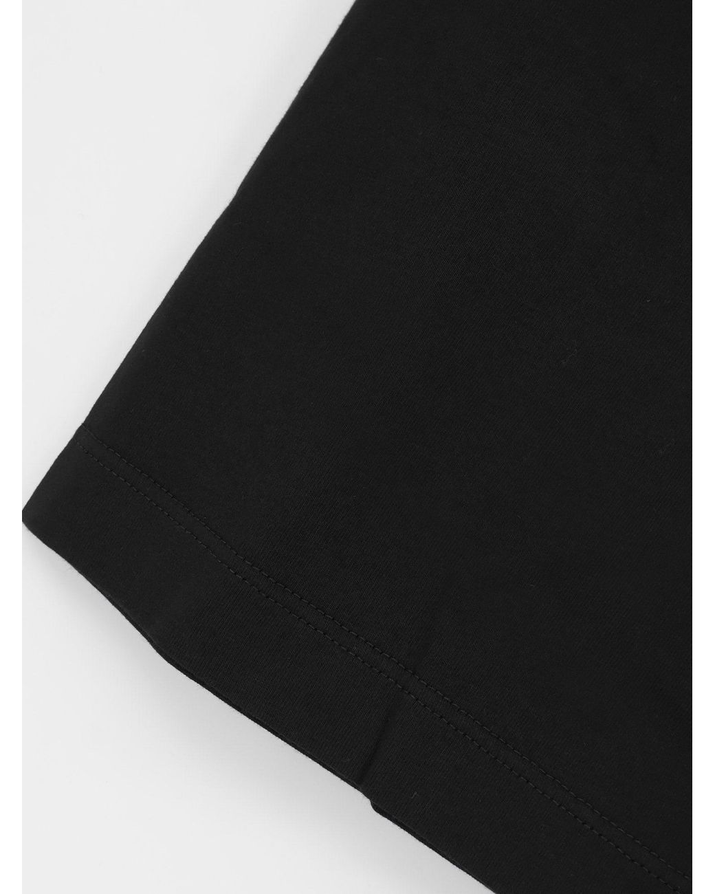 Hevò Black Mulino Cotton T-Shirt for men