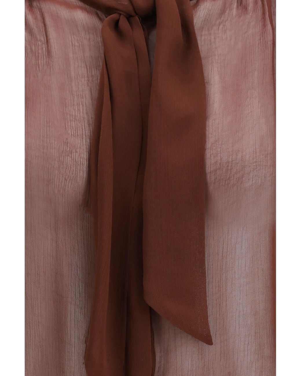 Lardini Brown Creponne Blouse