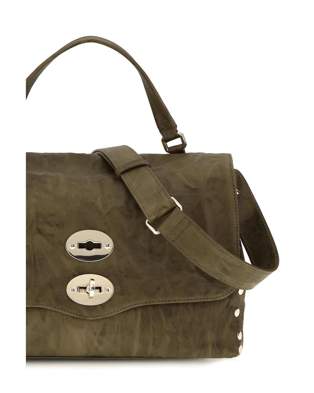Zanellato Green Postina Officina Top Handle Bag