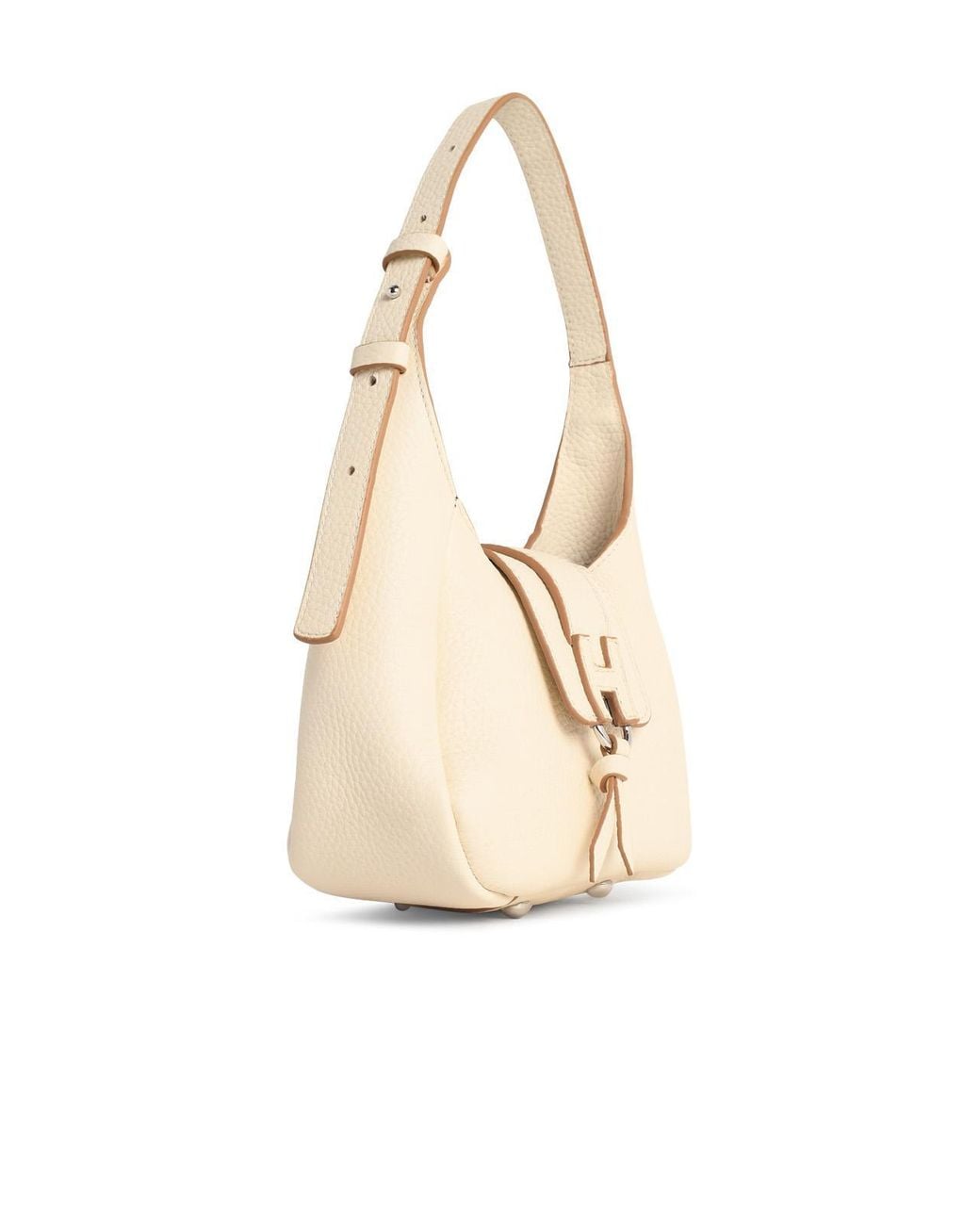 Hogan Natural Hobo Trend Mini Bag Ivory