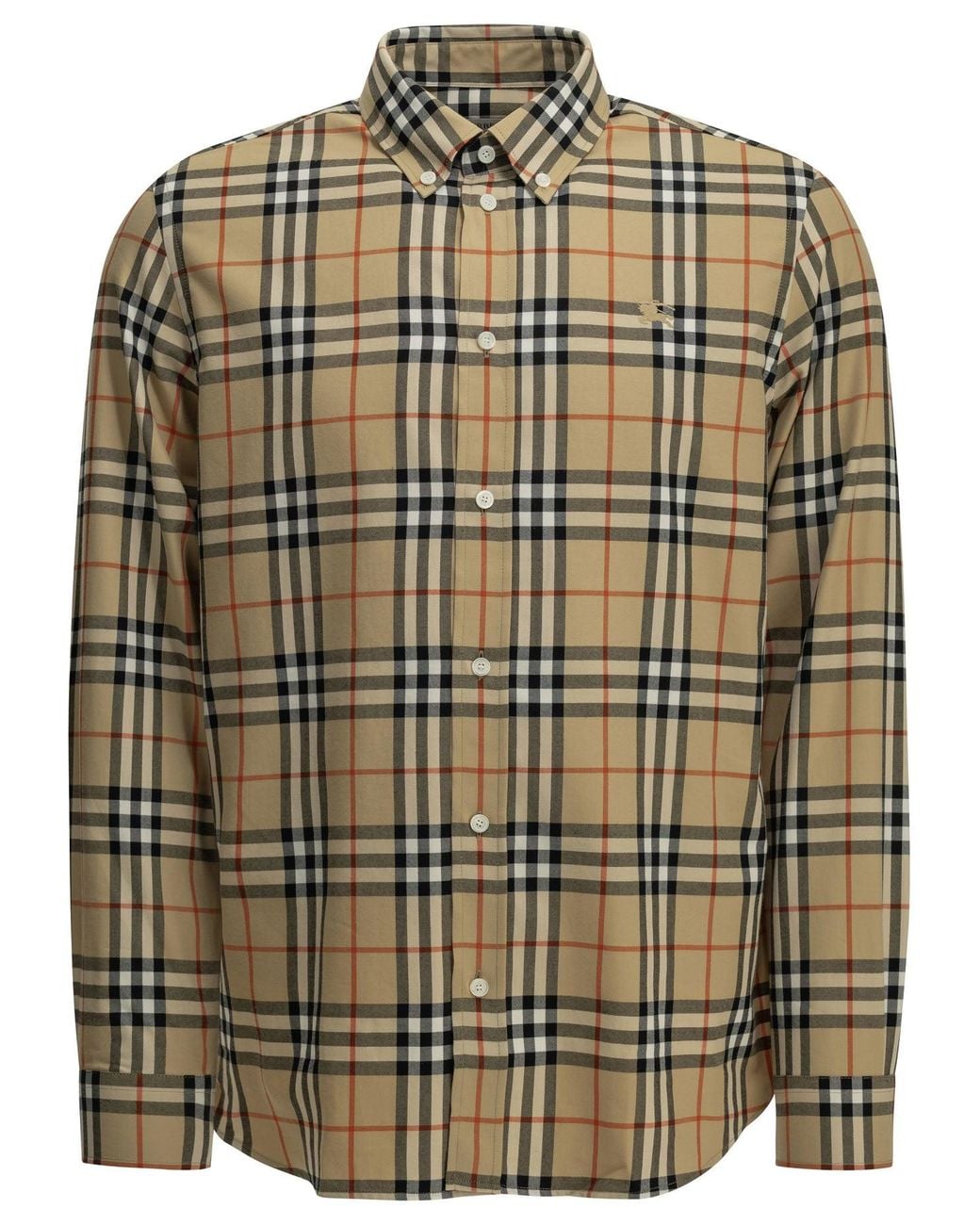 Burberry Natural "Robert" Casual Shirt for men
