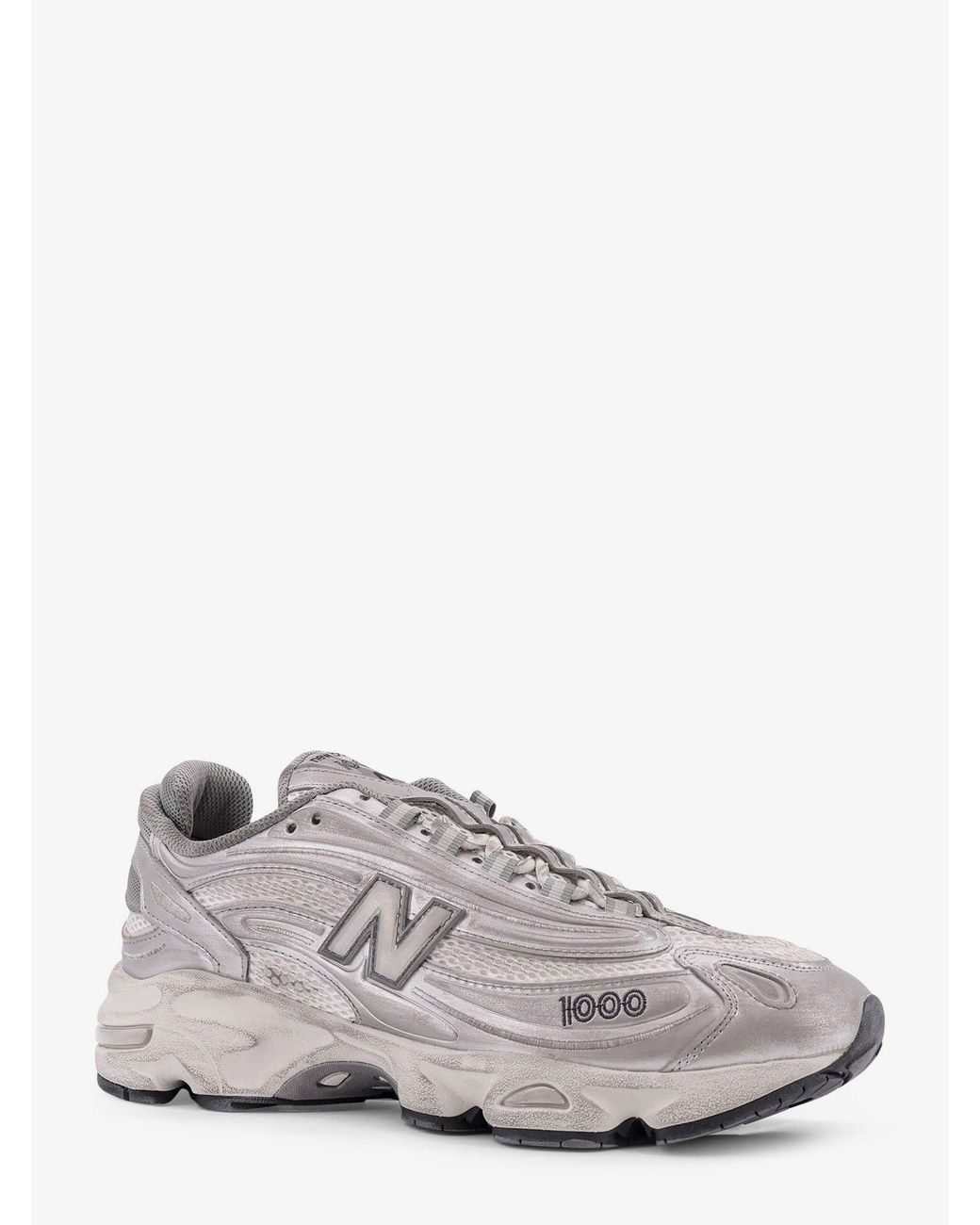 New Balance White 1000 Sneakers for men