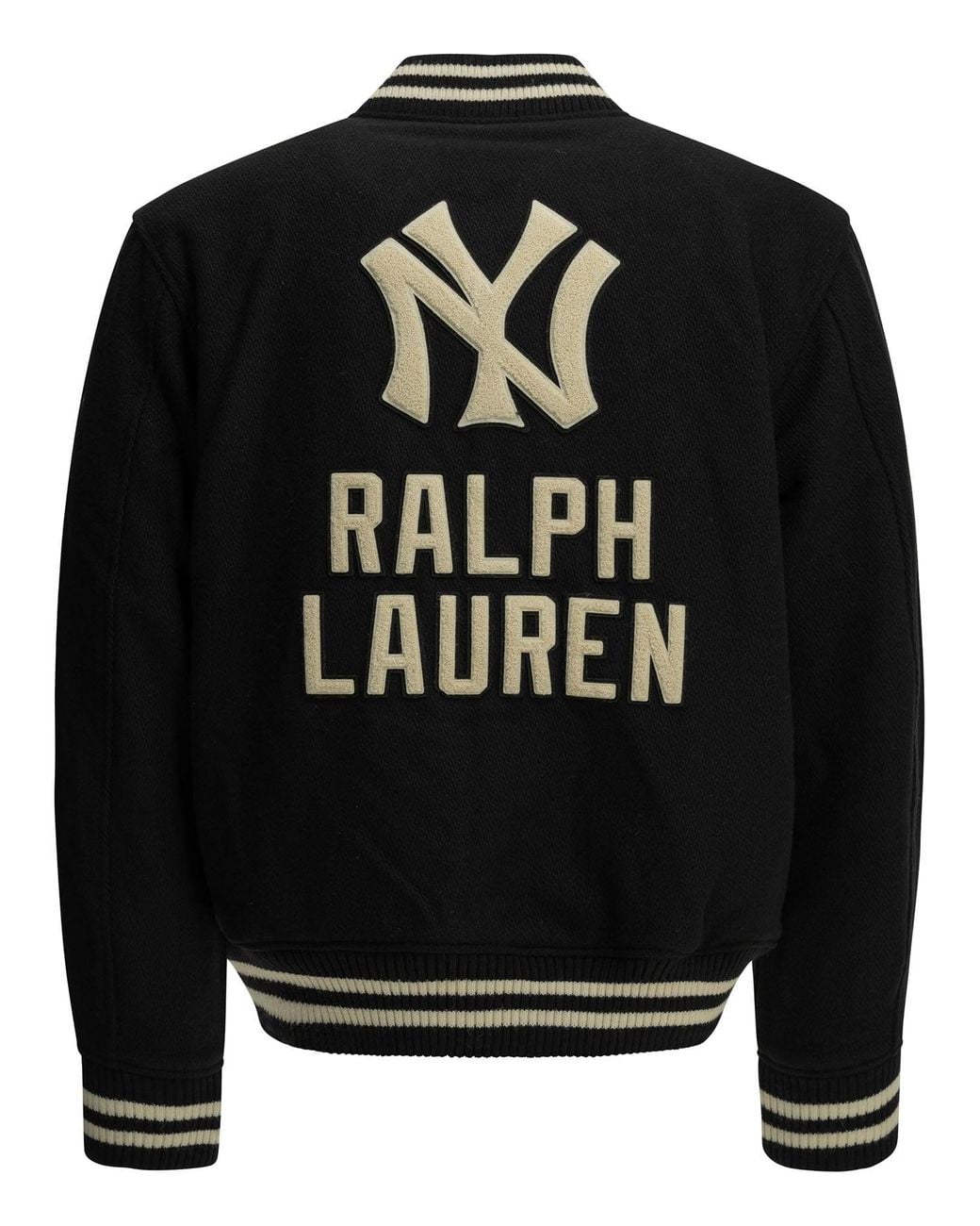 Polo Ralph Lauren Black "Yankees" Bomber Jacket for men