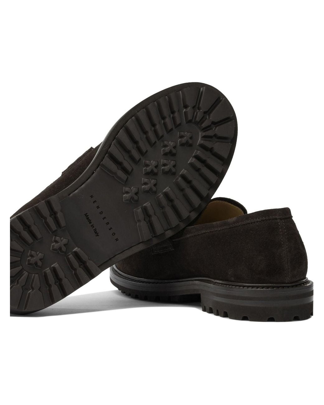 Henderson Black Loafers & Slippers Brown for men