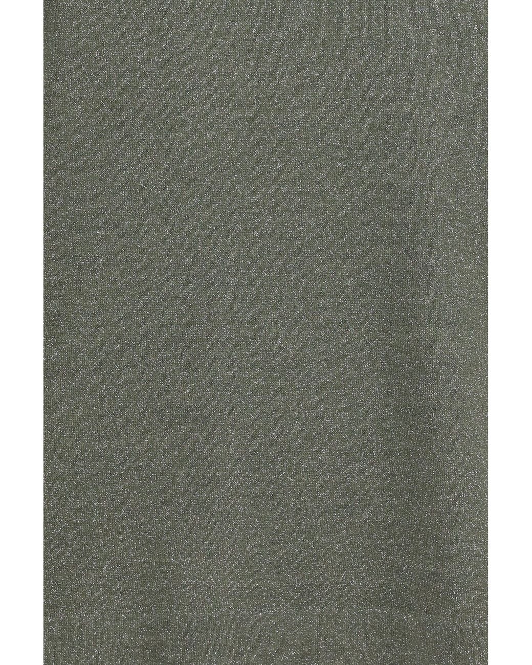 Brunello Cucinelli Green Cashmere Glitter T-Shirt Origano