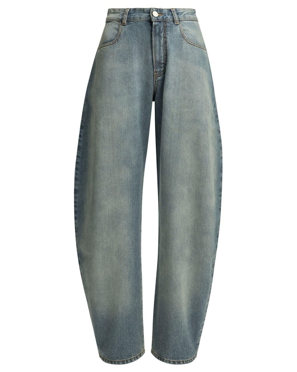 Alaïa Blue Wide Leg Jeans