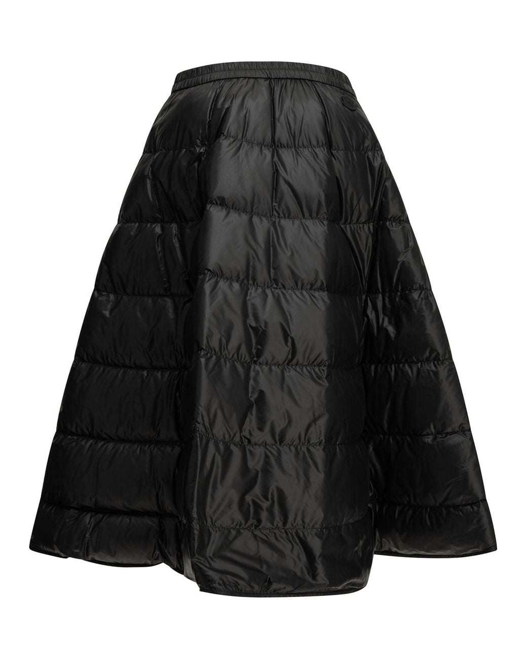 Moncler Black Padded Midi Skirt