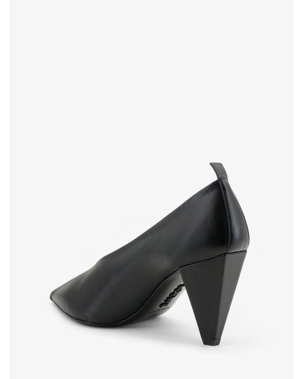 Loewe Black Origami Cubic Leather Pumps