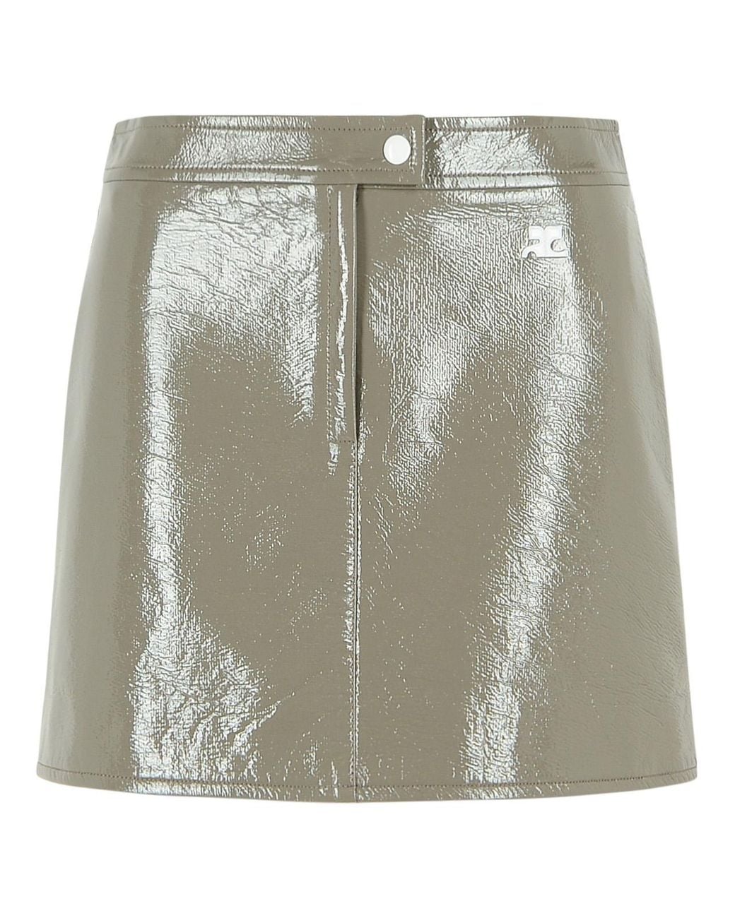 Courreges Multicolor 'Reedition' Polyester Blend Miniskirt