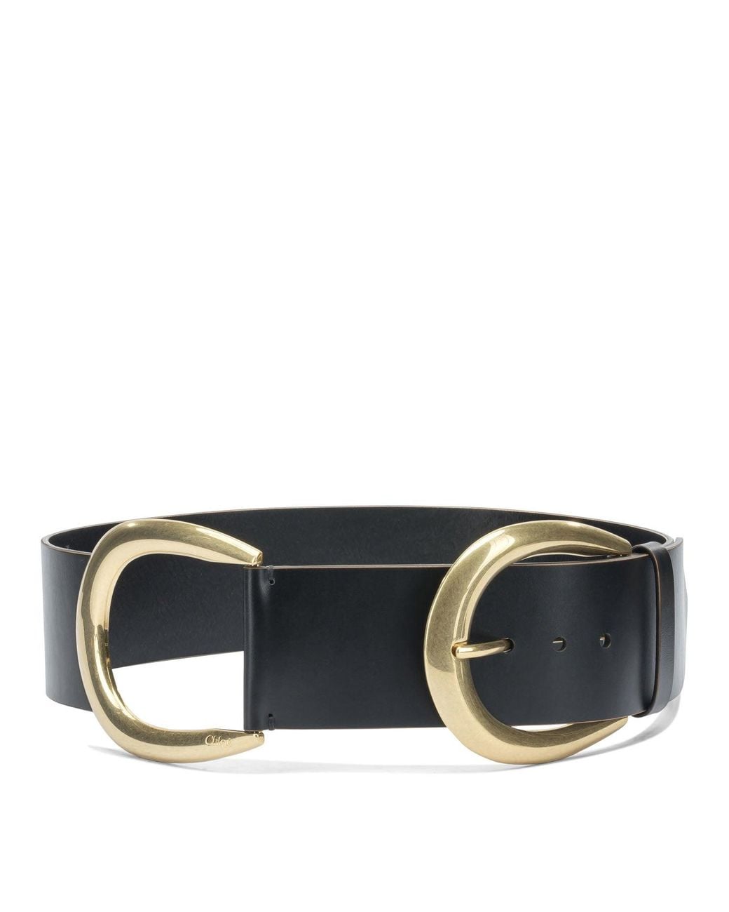 Chloé Black "Anita" Leather Belt