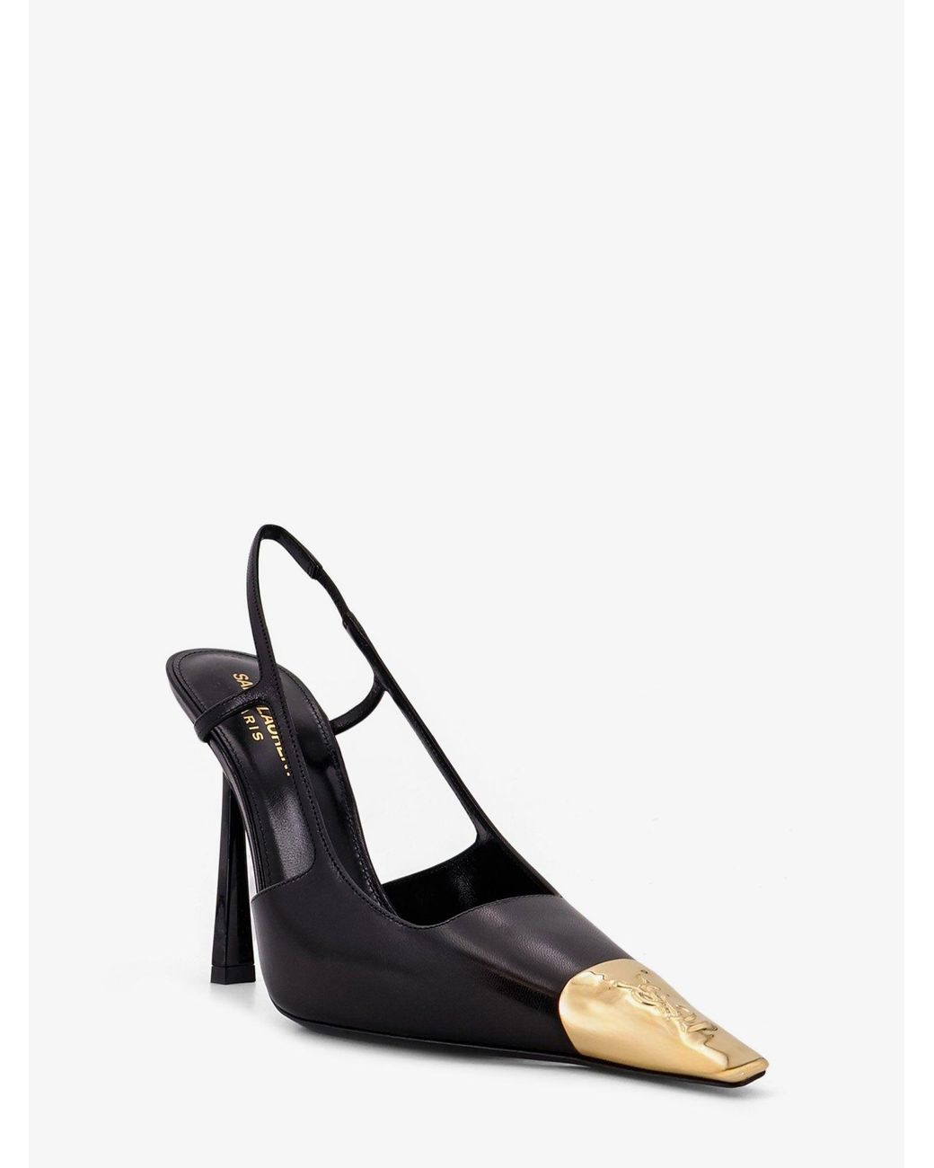 Saint Laurent Black Jeanne Leather Pumps