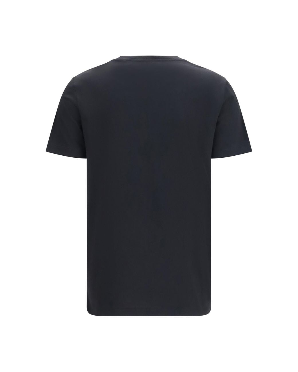 Balmain Black Cotton Logo T-Shirt