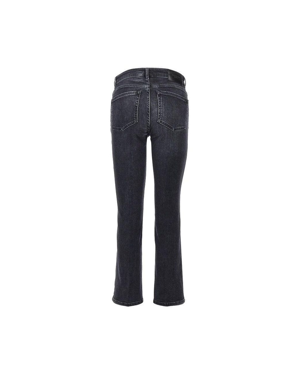 Weekend by Maxmara Blue Cotton Denim Oversized Jeans