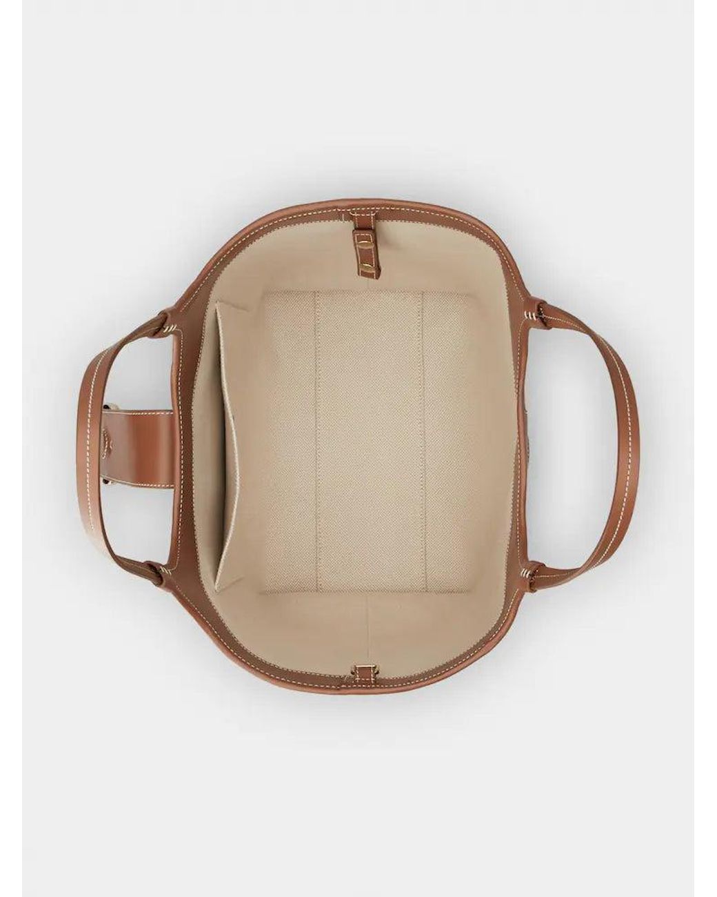 Roger Vivier Natural Viv' Choc Tote Bag