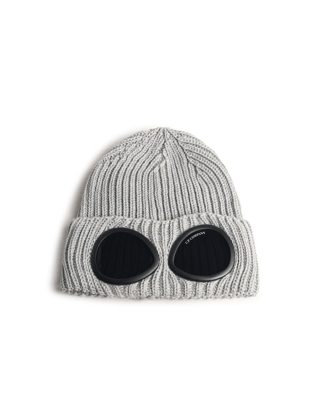 C P Company Gray Wool Beanie for men
