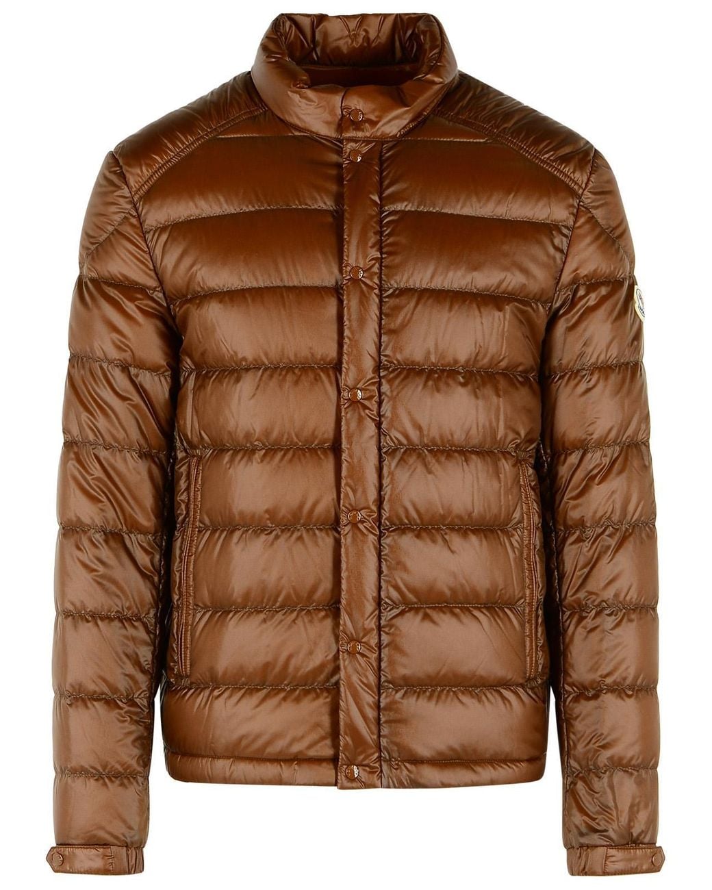 Moncler Brown Short Jacket Lyco for men