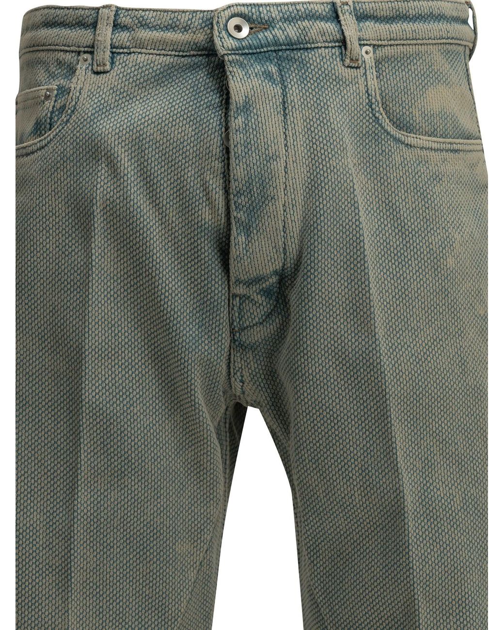 Rick Owens Gray "Geth" Wide-Leg Jeans for men