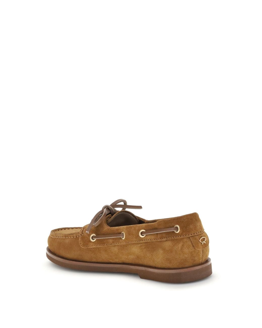 Gianvito Rossi White Vandãe Boat Loafers