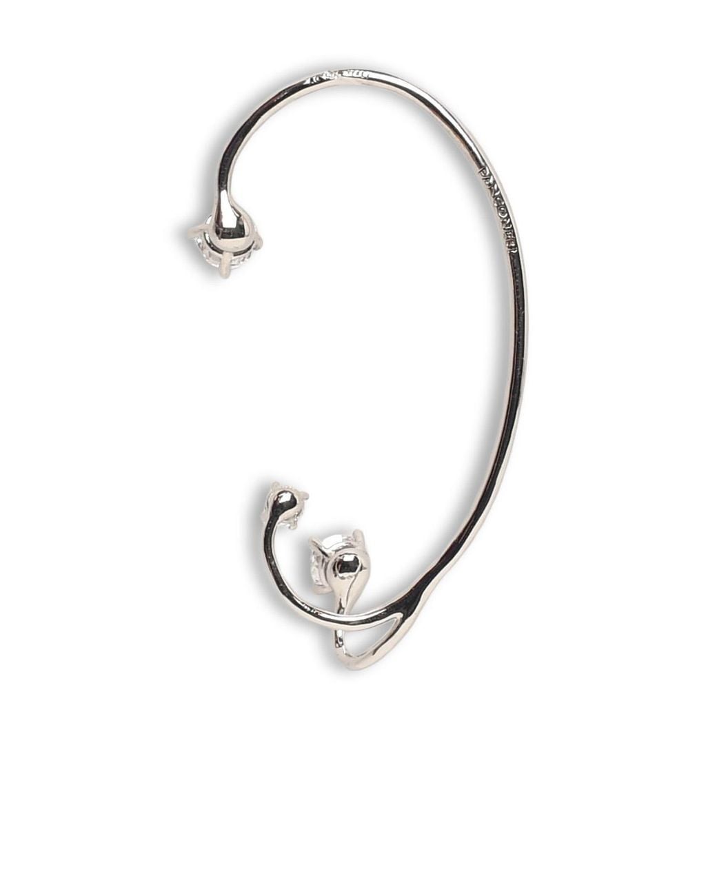 Panconesi White Earcuff Three Point