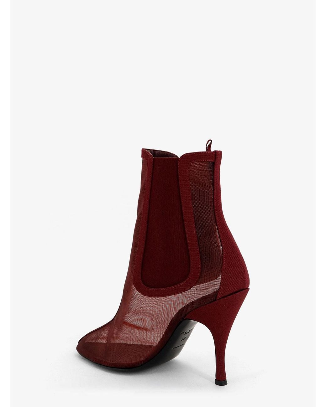 Alaïa Brown Mesh Chelsea Boots