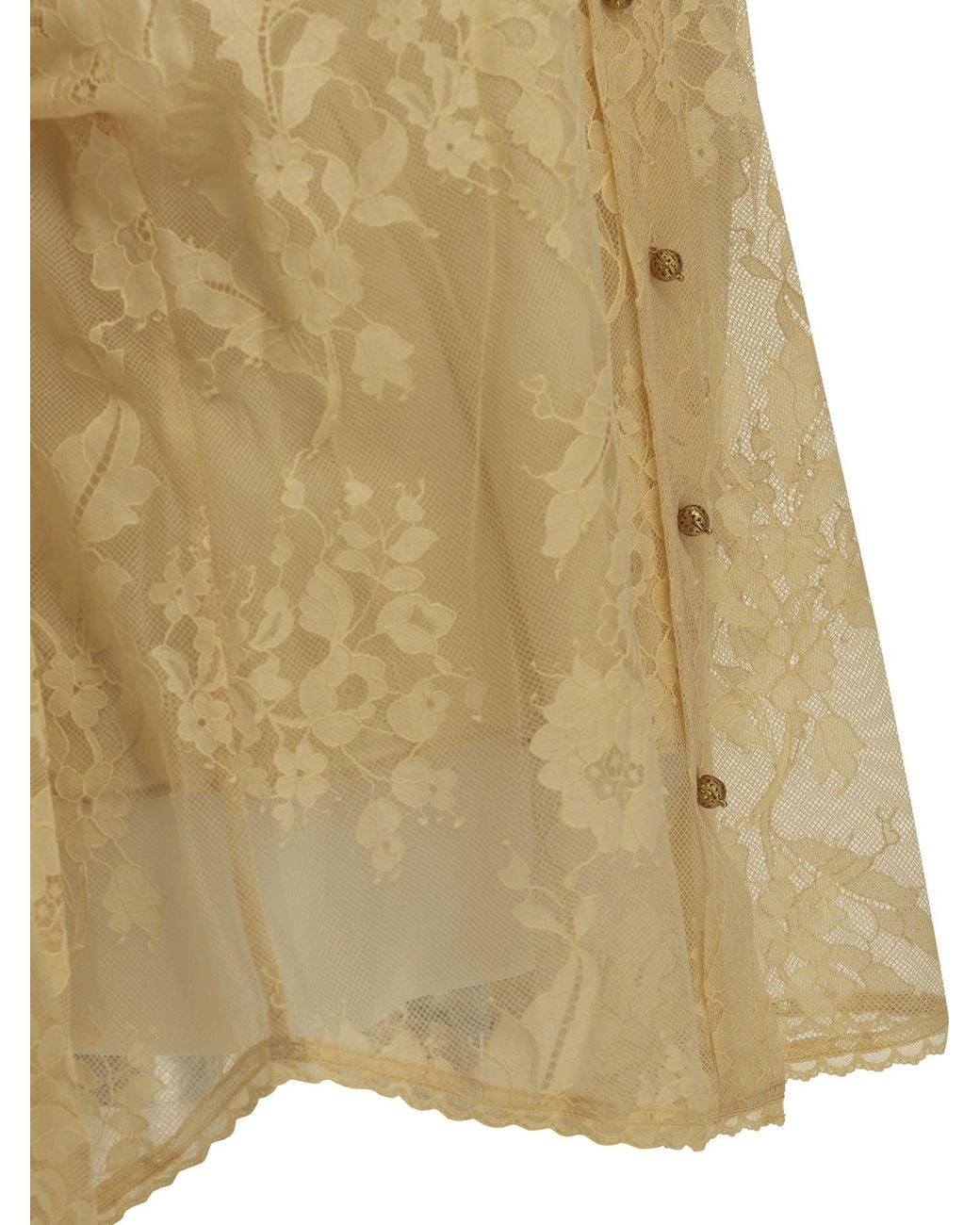 Zimmermann Natural Lace Blouse