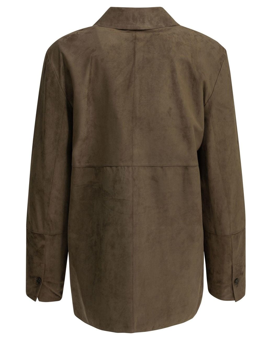 Max Mara Green Suede Jacket