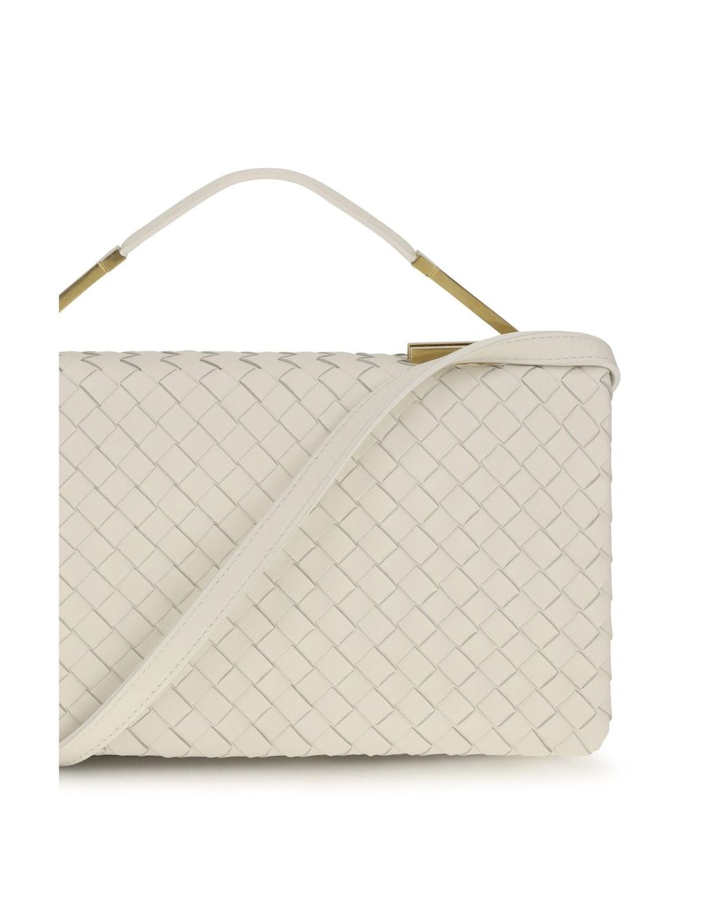 Bottega Veneta Natural The 70 Intrecciato Nappa Handbag