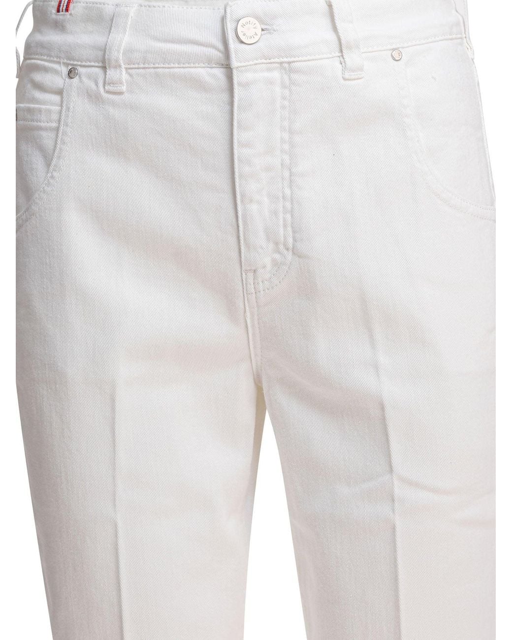 Ines De La Fressange Paris White Jeans