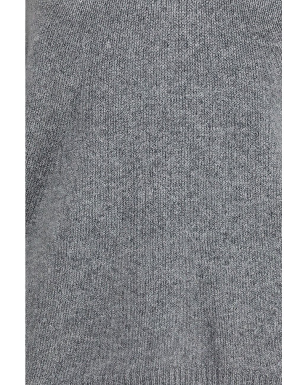 Allude Gray V Neck Sweater