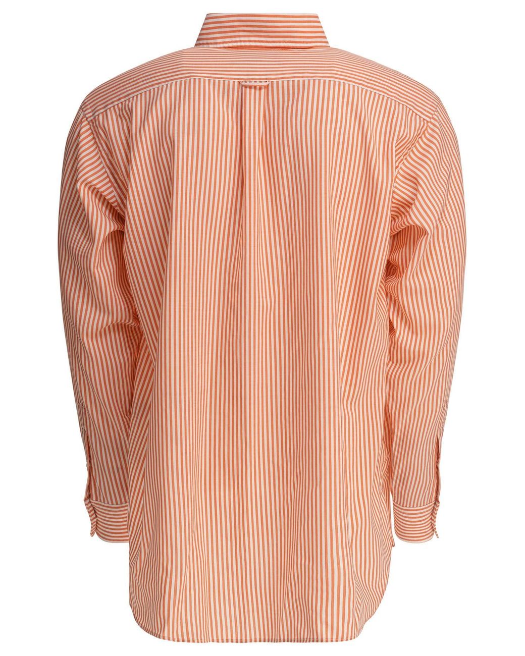 Beams Plus Pink Wool Stripe Shirts for men