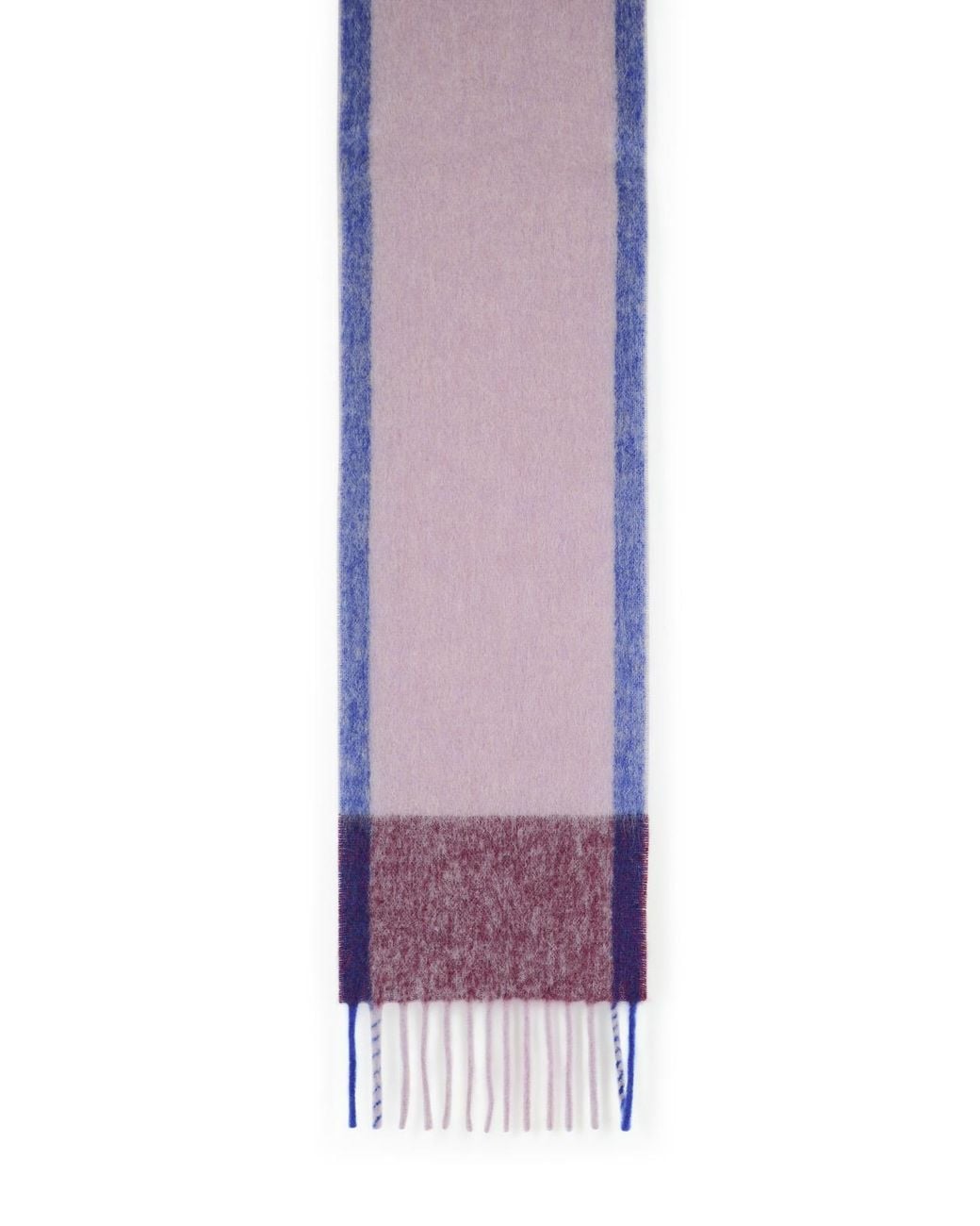 Closed Purple Alpaca Blend Scarf