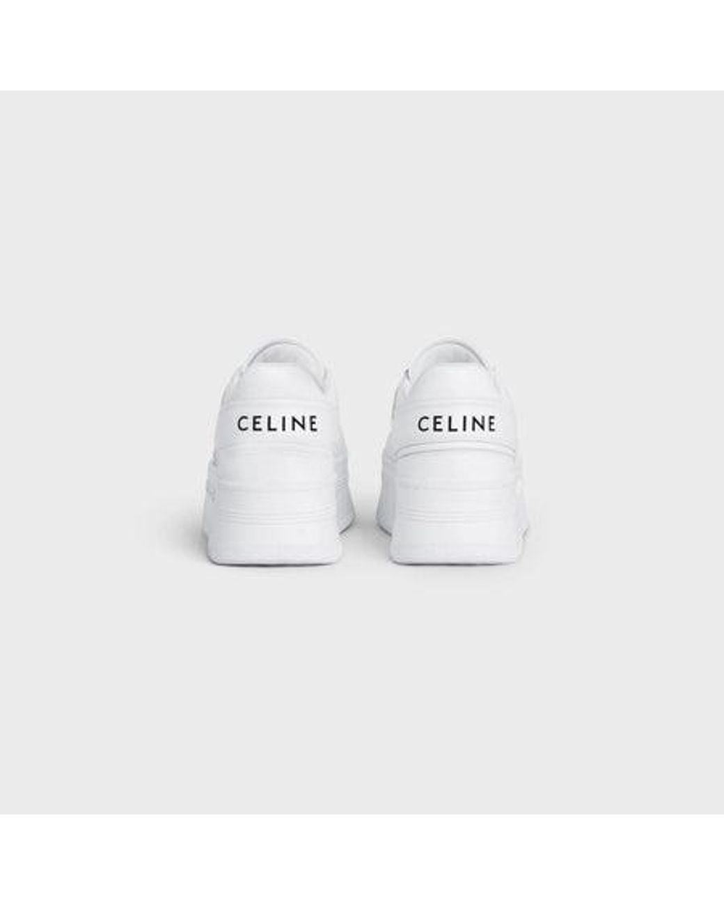 Céline White "Block" Sneakers