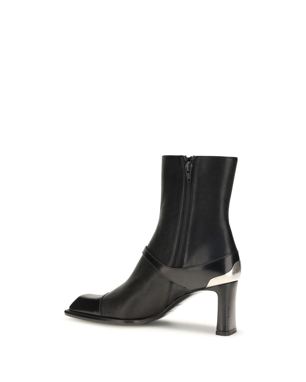McQueen Black Niko Ankle Boots