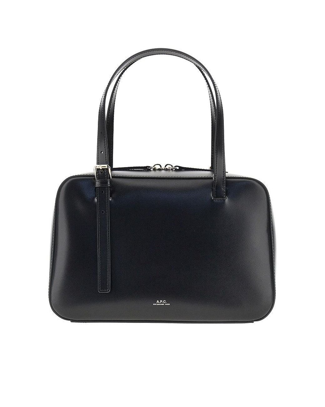 A.P.C. Black A. P.C. 'Virginie Box' Leather Bag
