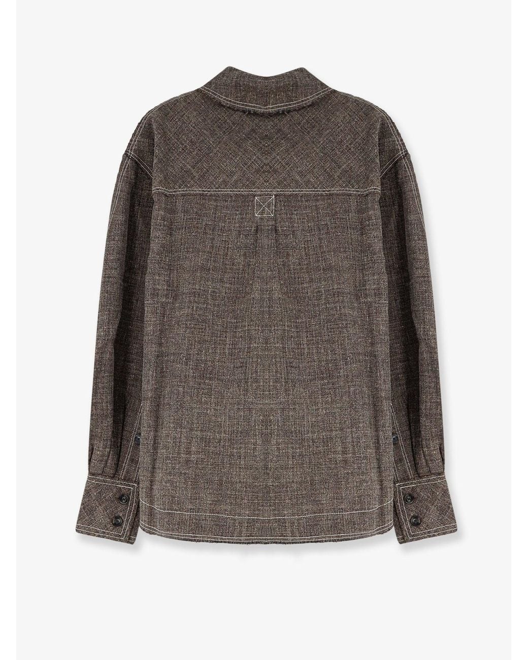 Soeur Gray Jana Shirt With Stitching