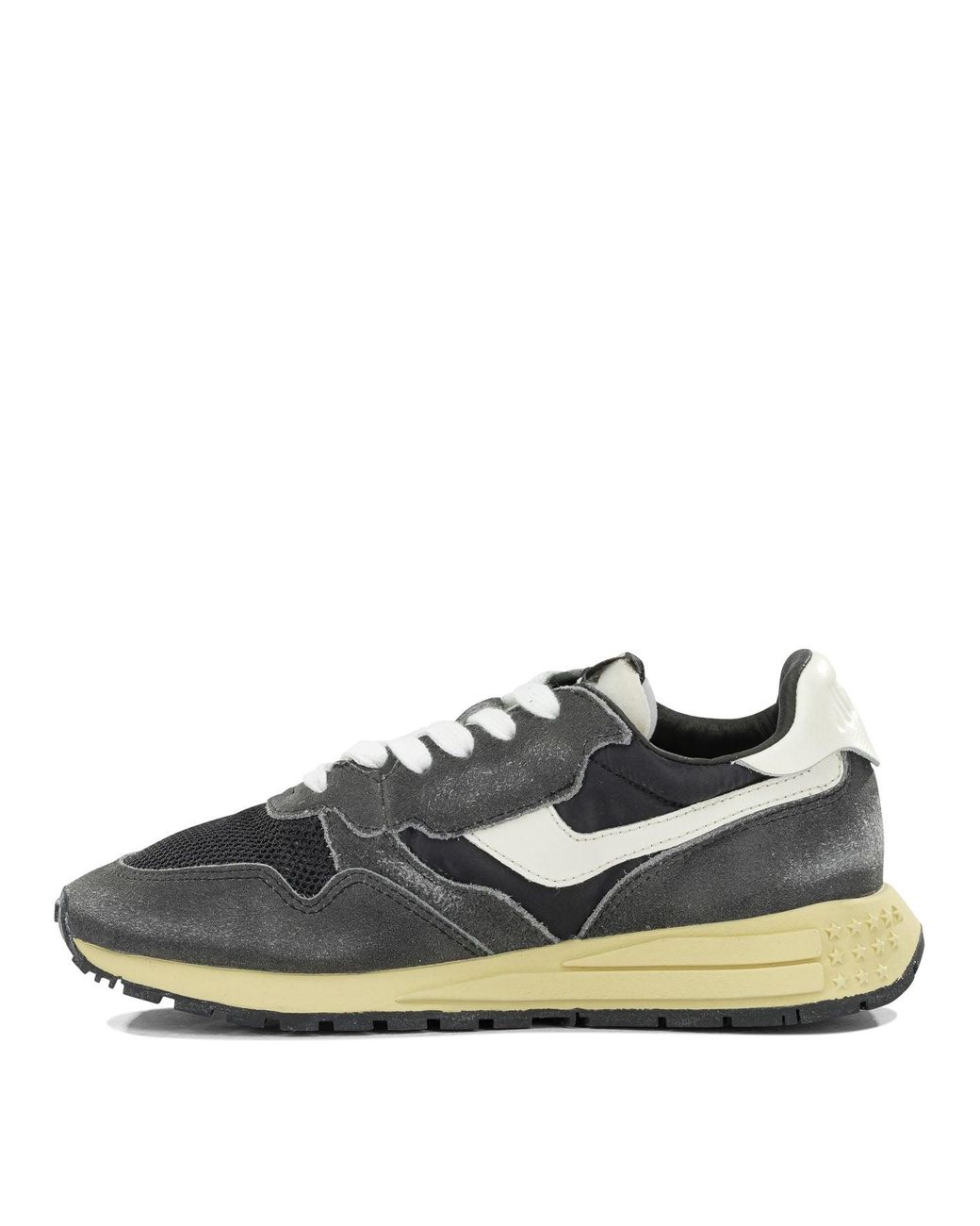 Autry Gray "Reelwind" Low-Top Sneakers