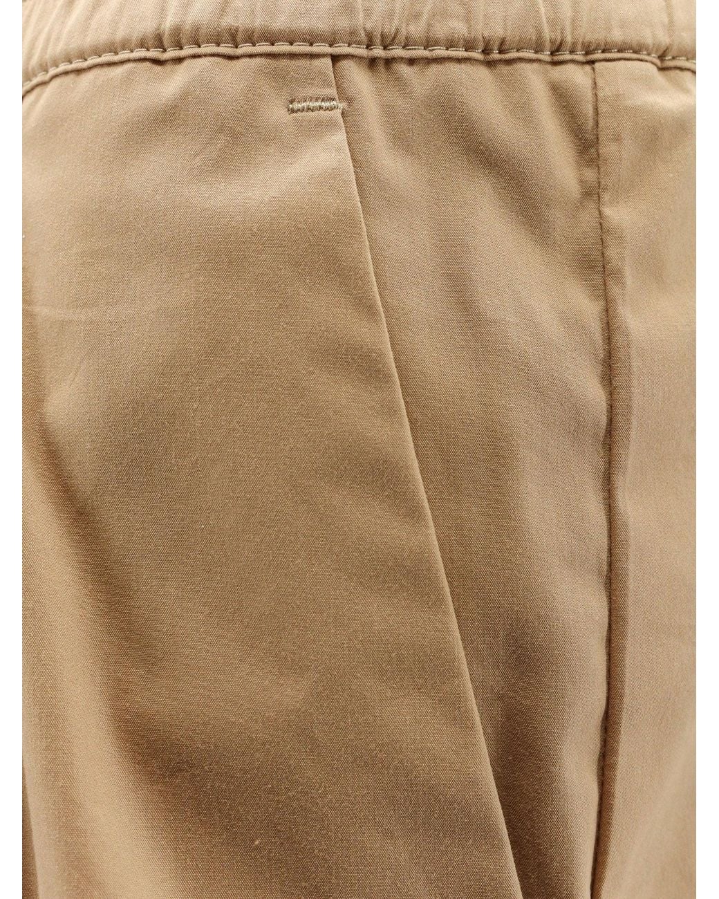 Moncler Natural Cotton Blend Shorts