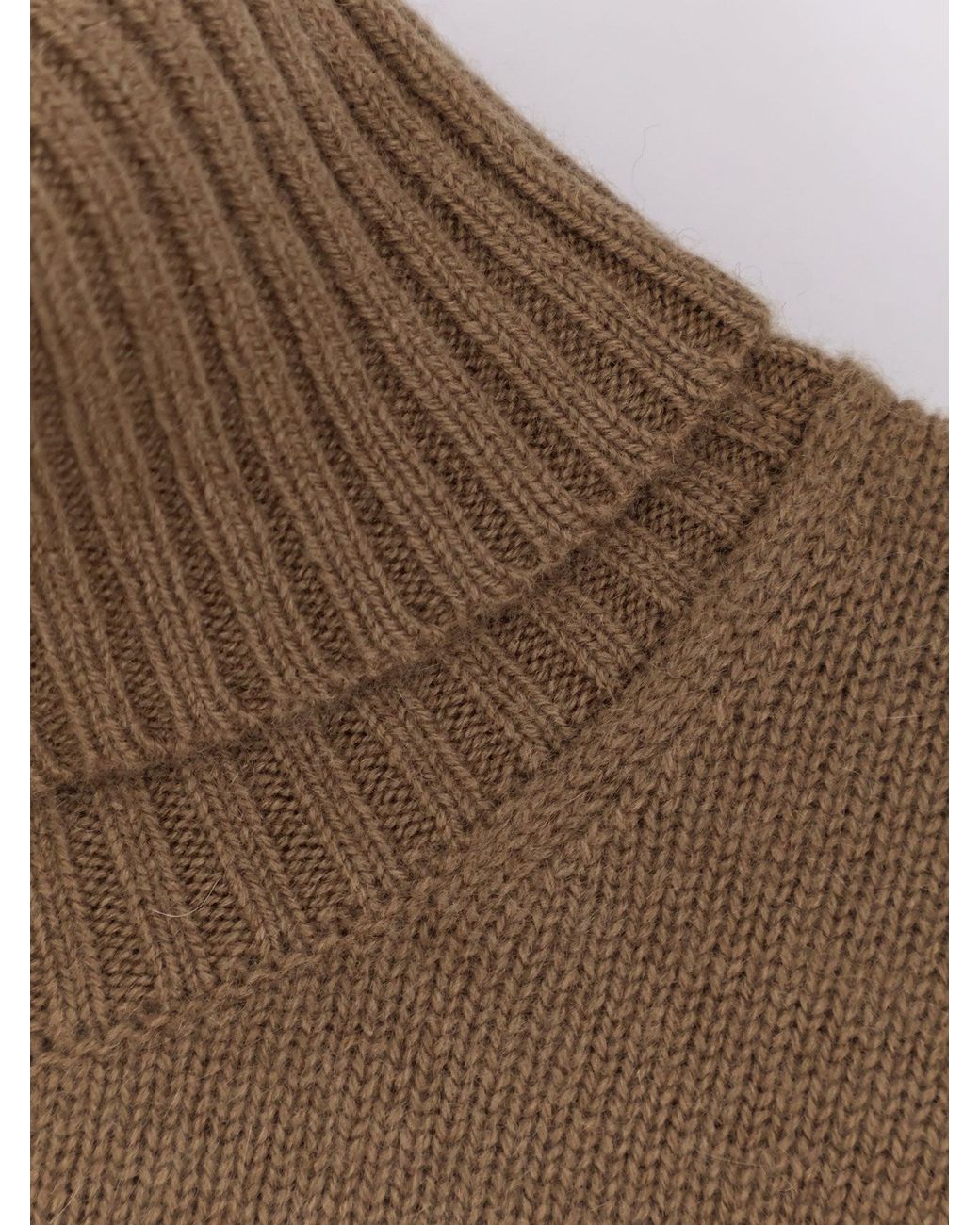 Totême Brown Cashmere Turtleneck