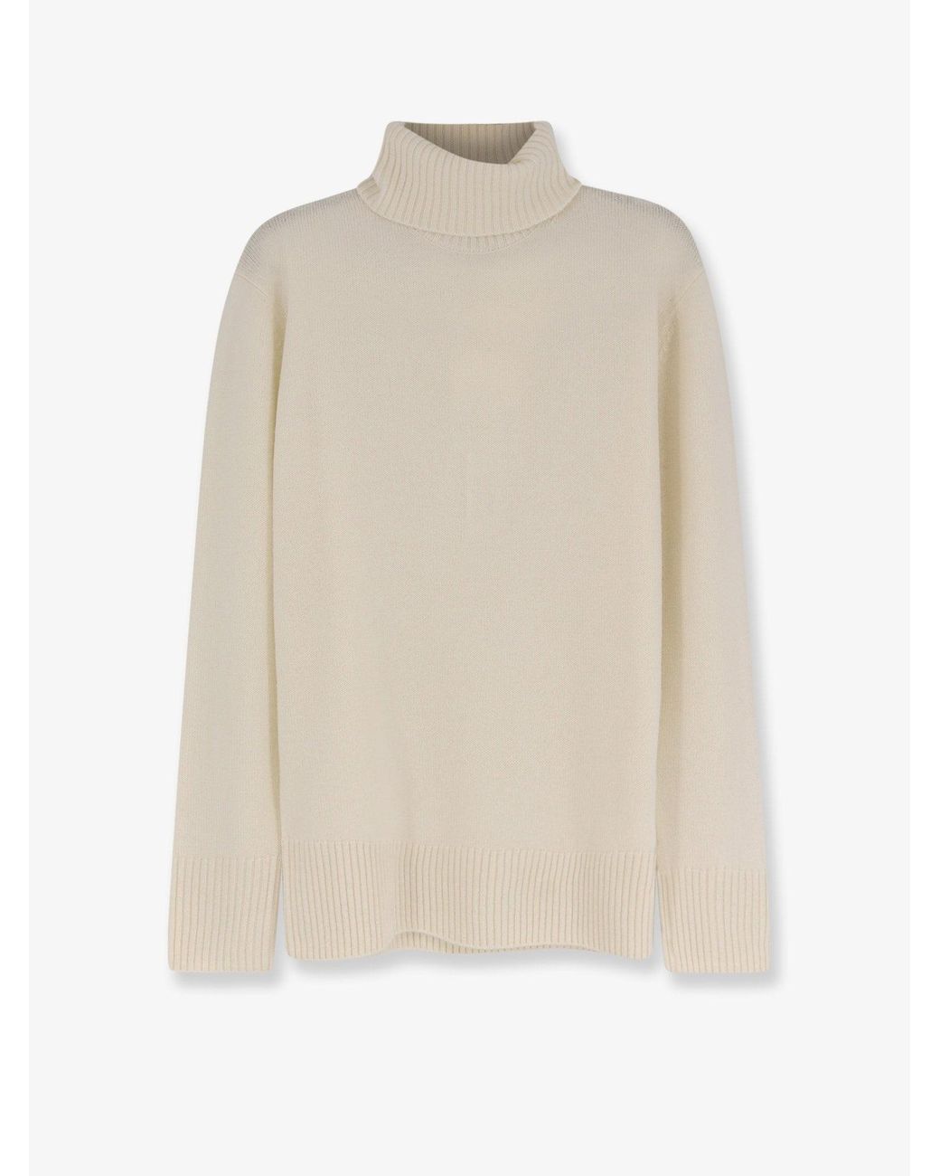Totême White Cashmere Turtleneck