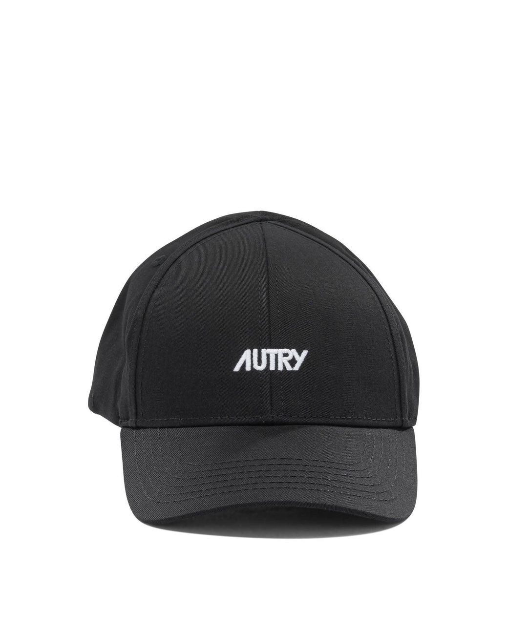 Autry Black Cotton Hat for men