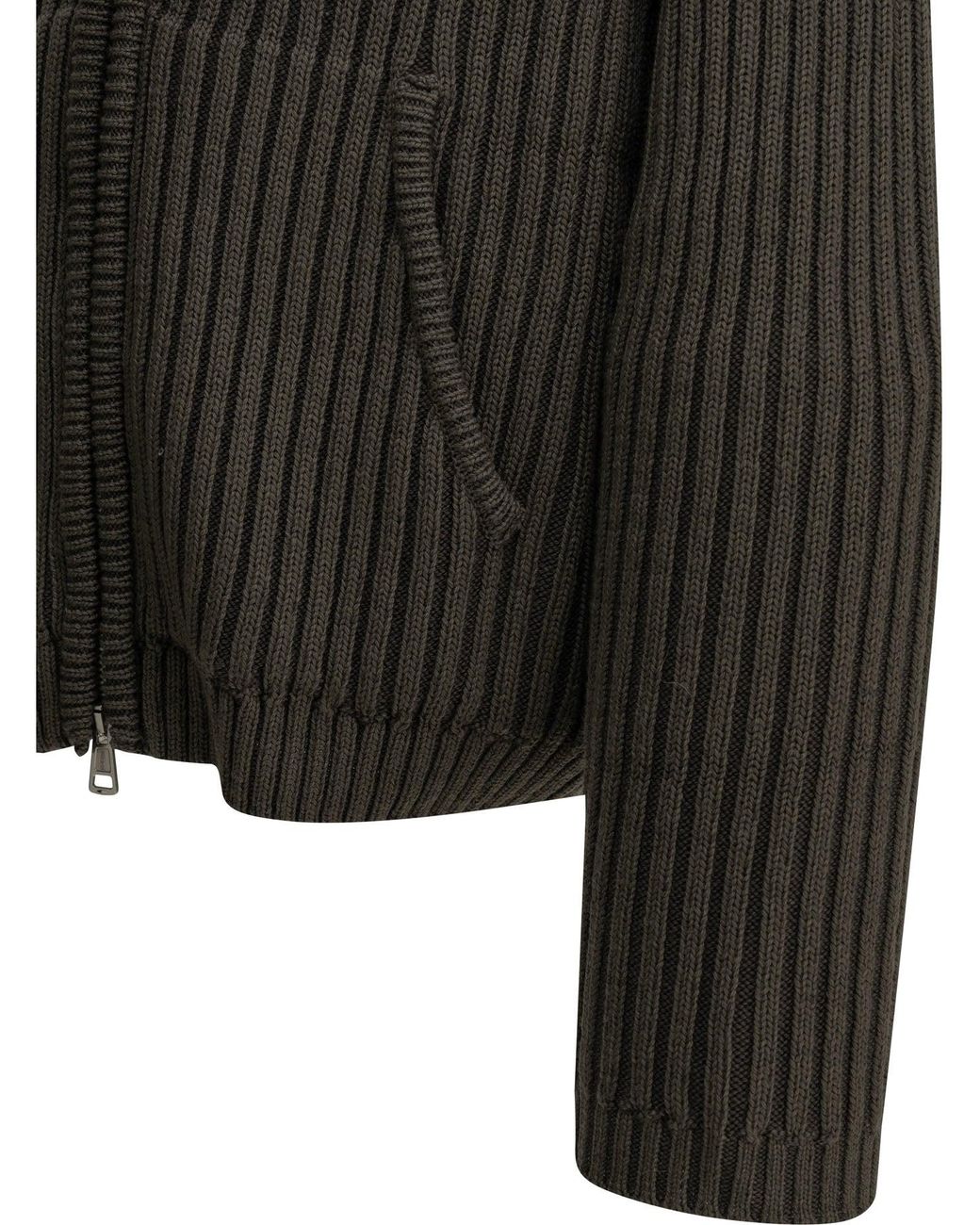 Our Legacy Black "Level" Zip-Up Sweater for men