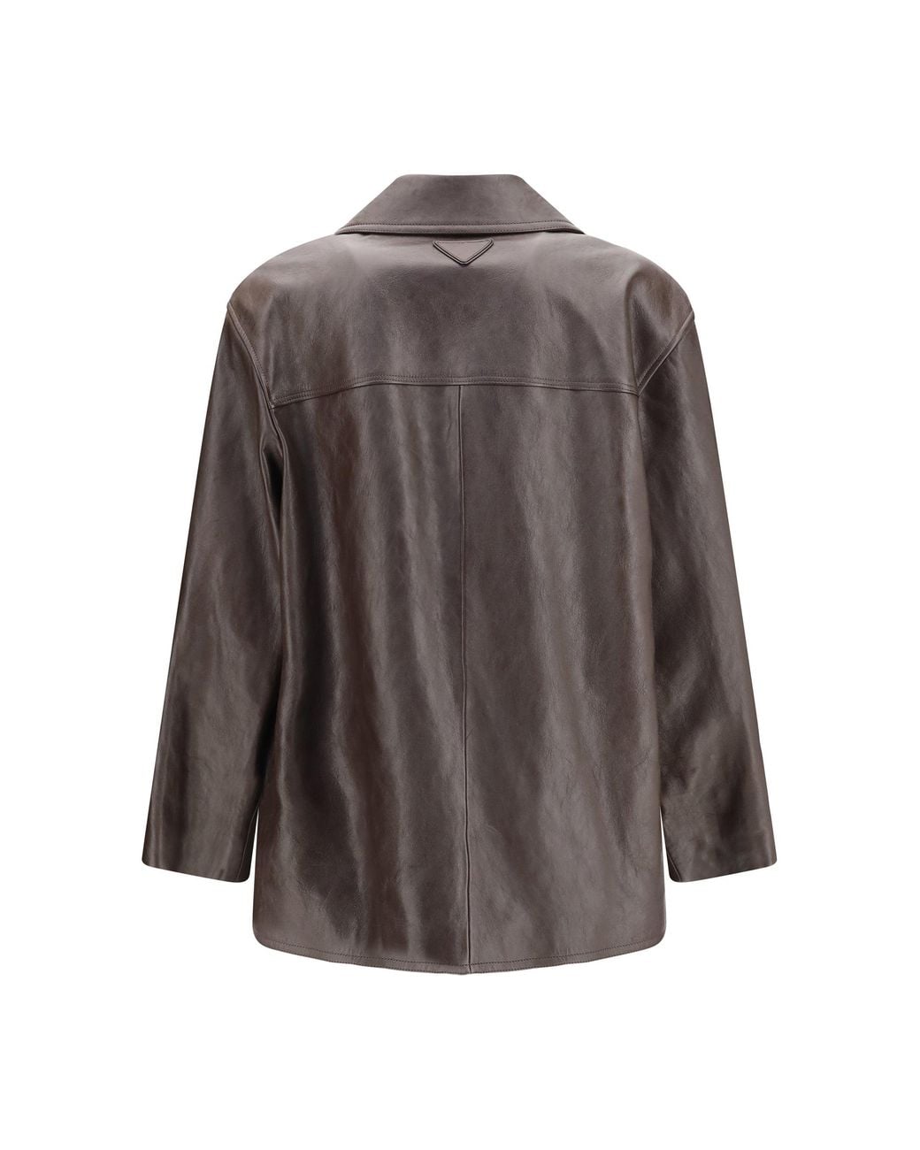 Saint Laurent Brown Grain De Poudre Jacket for men