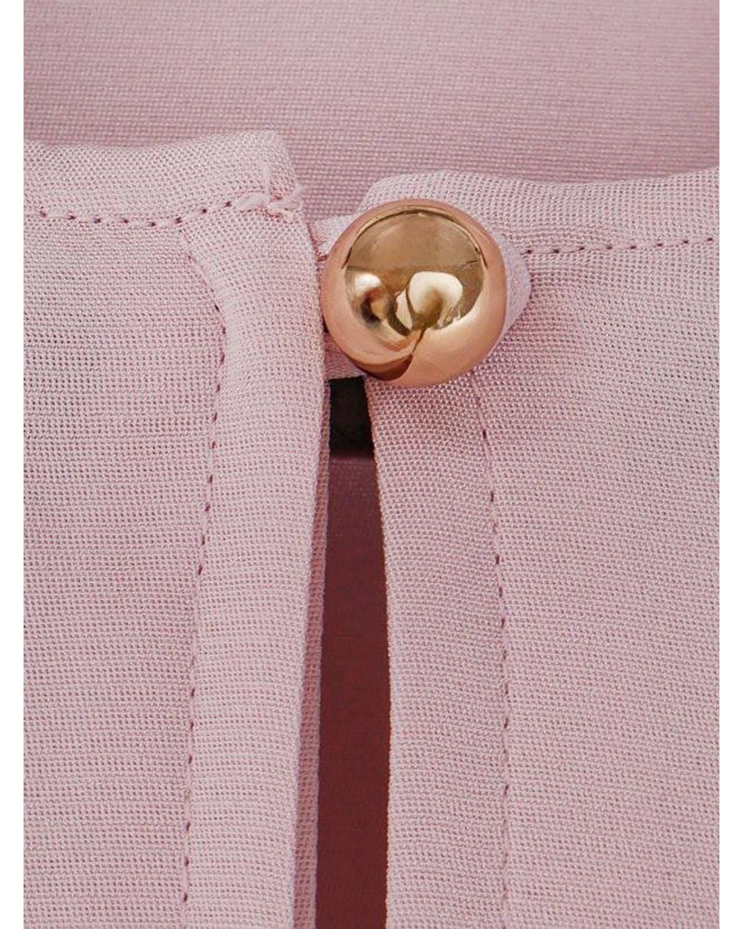 Max Mara Pink Mxp Mitico Stretch Silk Shirt