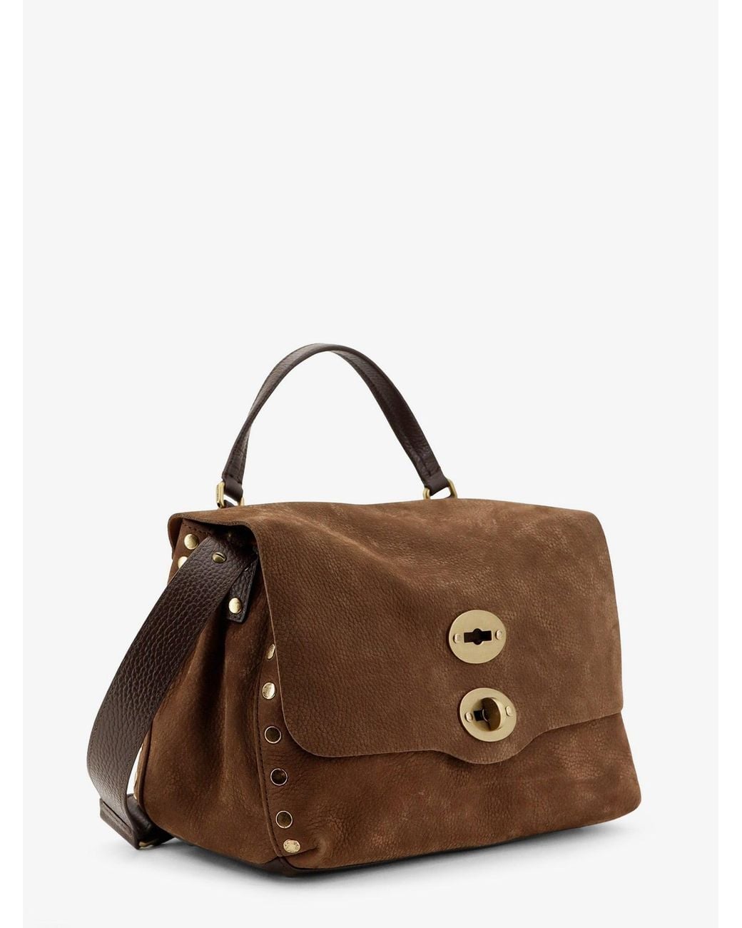 Zanellato Brown Postina Jones Nubuck Handbag