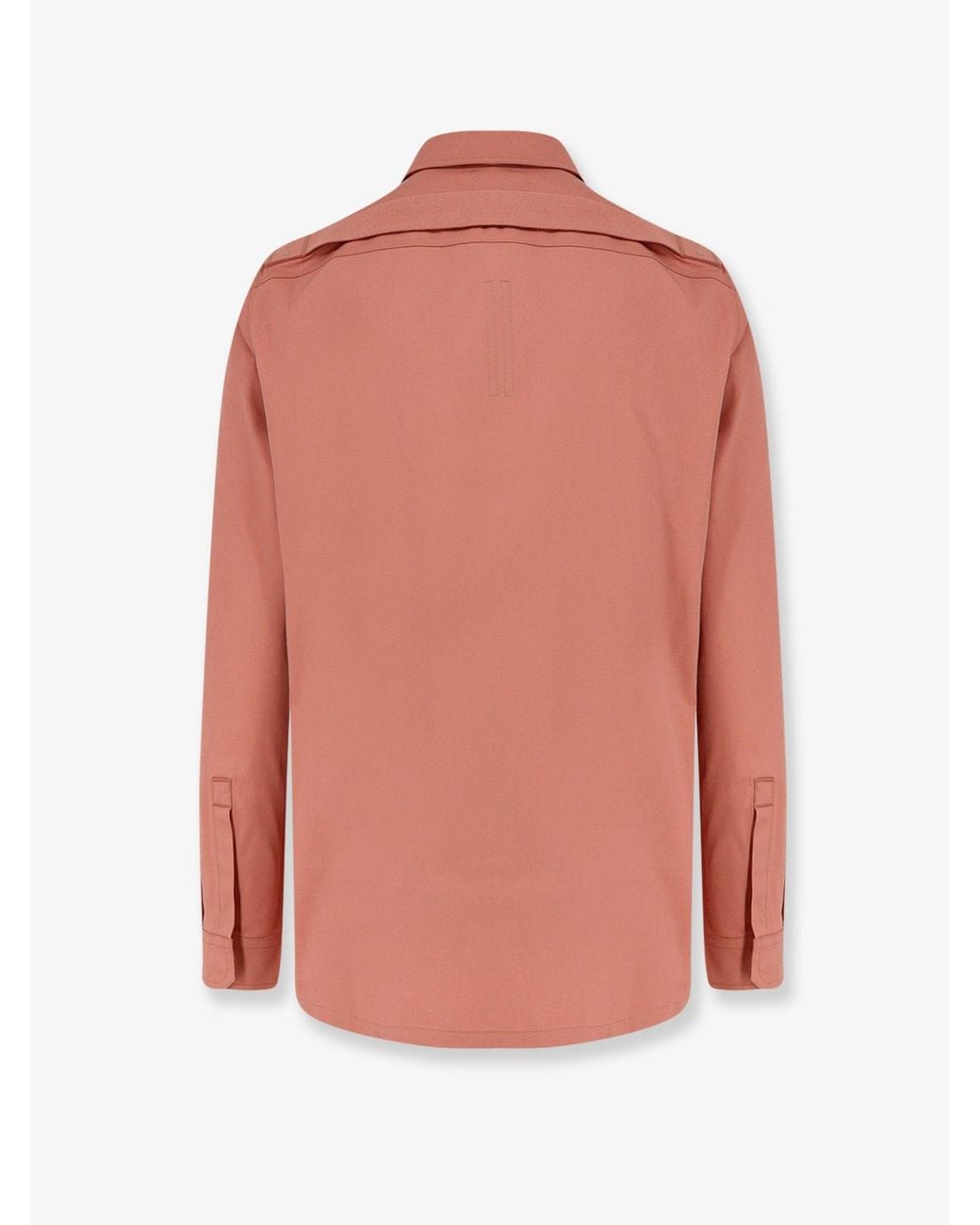 Rick Owens Pink Organic Cotton Shirt for men