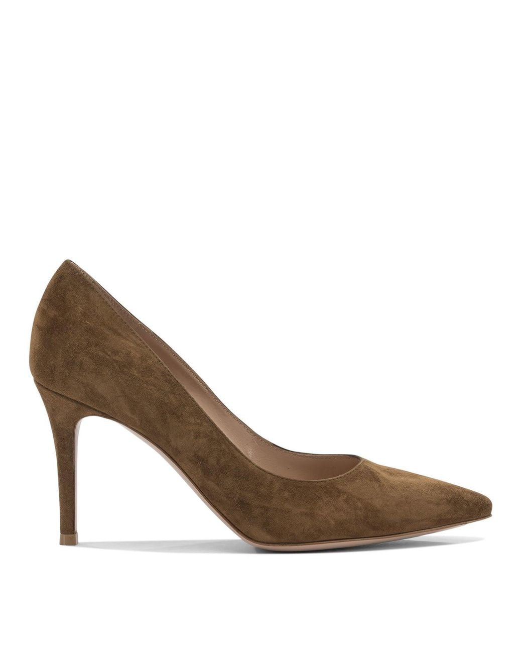 Gianvito Rossi Brown "Gianvito 85 Mm" Pumps
