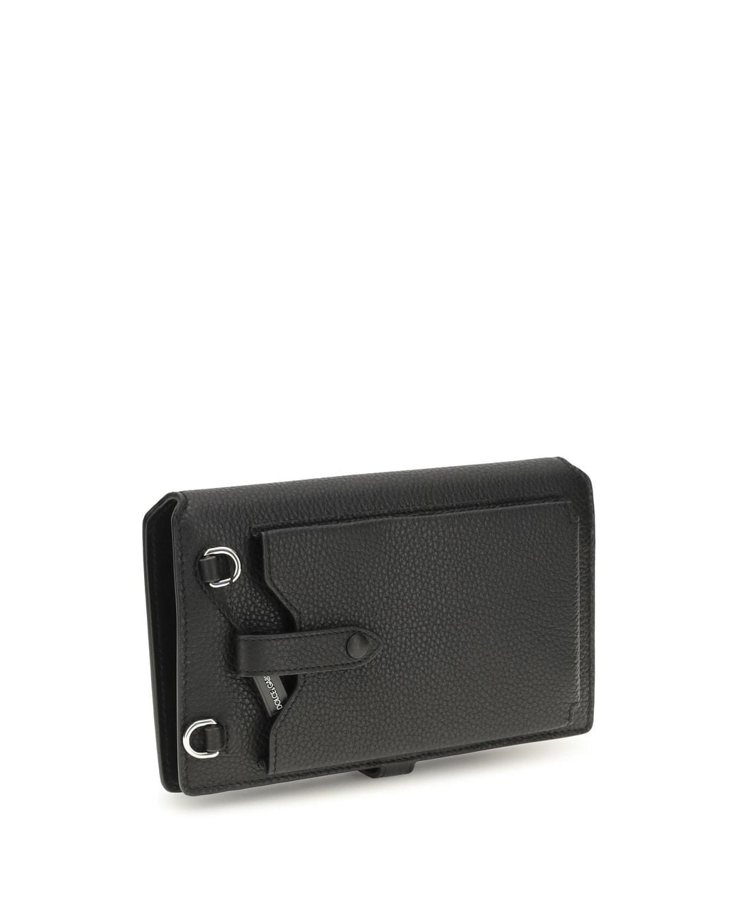 Dolce & Gabbana Black Dolce & Gabbana Calfskin Crossbody Minibag for men