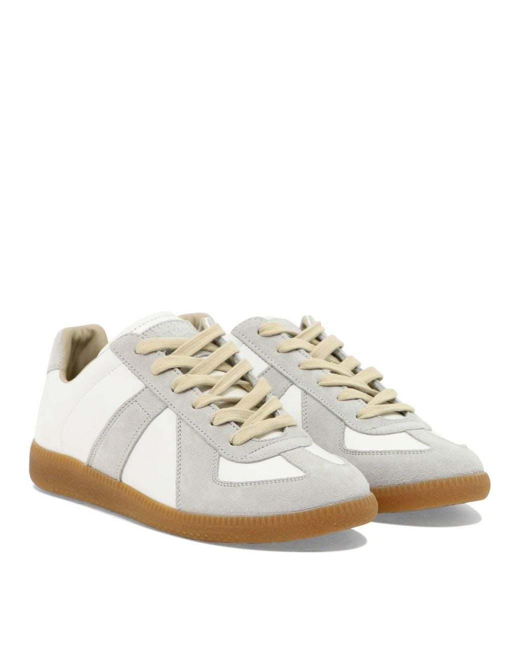 Maison Margiela White Sneakers Replica Calf Leather Trainers