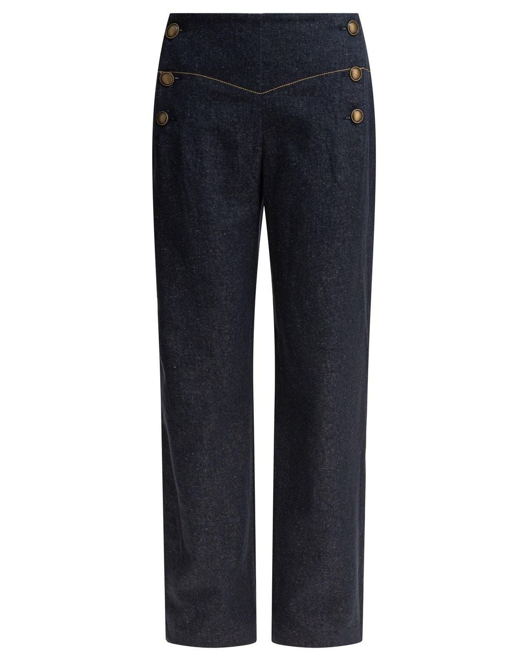 Ines De La Fressange Paris Blue Trousers