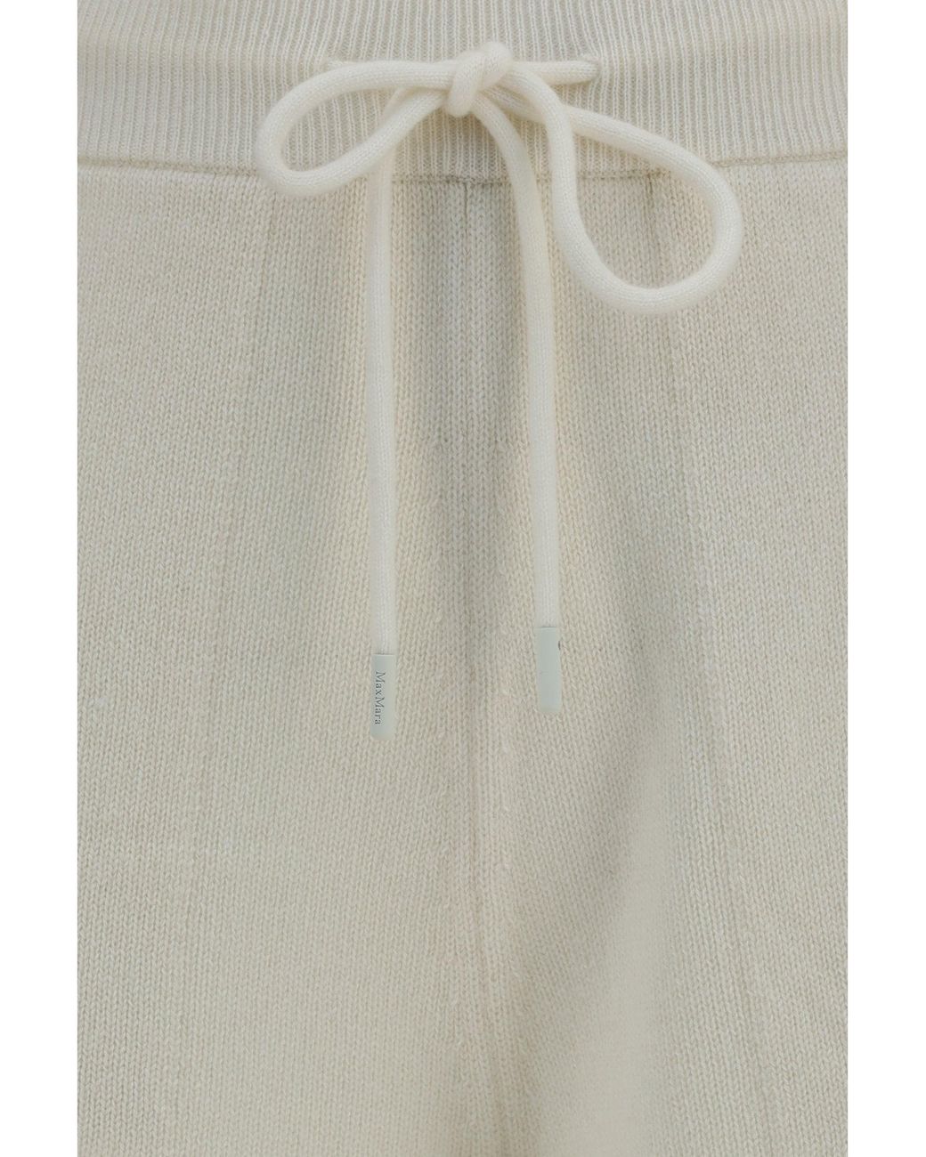 Max Mara White Fiabe Pants
